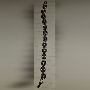 Sterling silver link bracelet